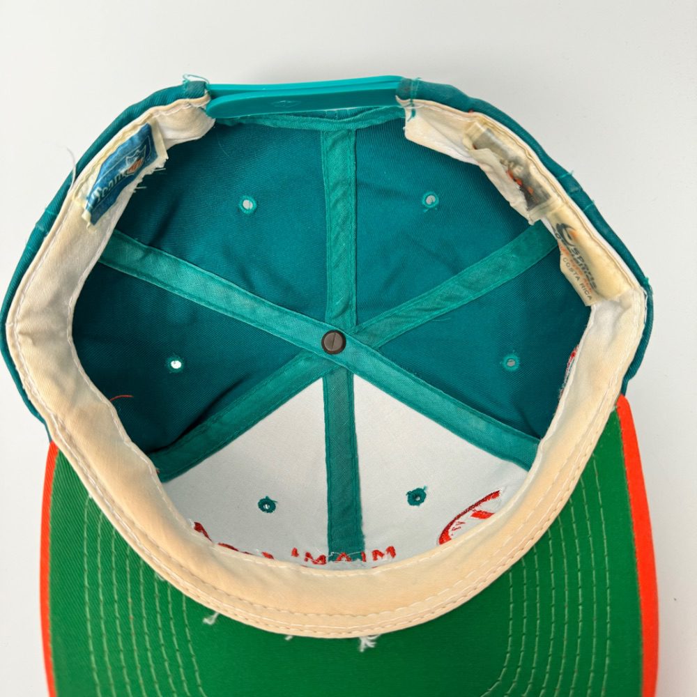 90's Miami Dolphins Sports Specialties Script Twill NFL Snapback