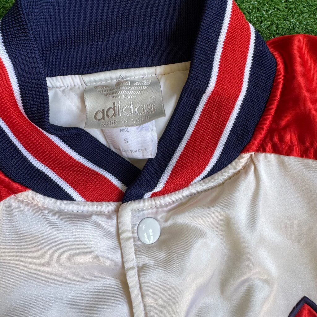 80's Run DMC Adidas Satin Bomber Jacket Size Small – Rare VNTG 80's Run DMC Adidas Satin Bomber Jacket Size Small – Rare VNTG