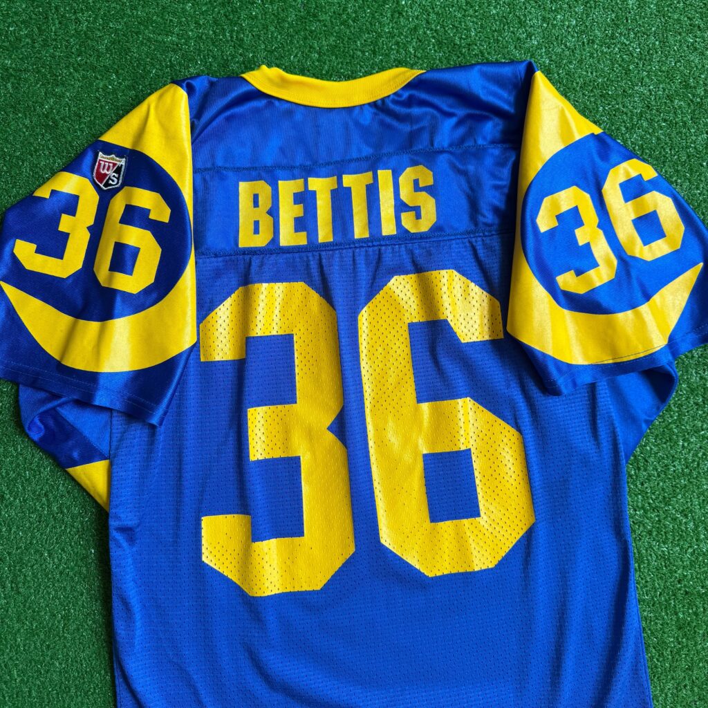 90's Jerome Bettis St Louis Rams Wilson NFL Jersey Size Medium