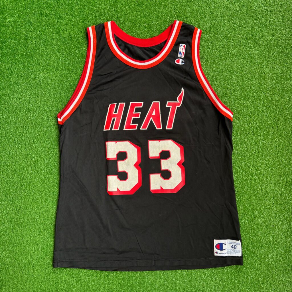 90's Alonzo Mourning Miami Heat Champion NBA Jersey Size 48 – Rare